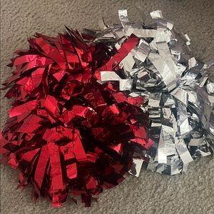 Champions In Motion -Red and Silver Pom Poms-LEVEL 1/2